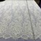 3 Yards Beaded Chantilly Embroidered Lace Fabric with Eyelash Scallop 56" Wide Elegant Special Occasion Lace